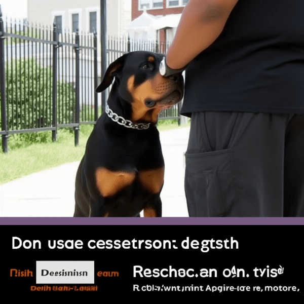Safety Precautions when Dealing with Aggressive Rottweilers