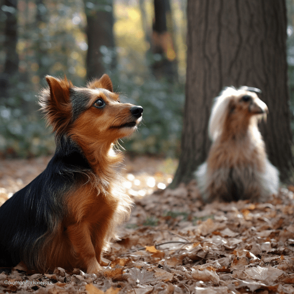 The Chase Begins: When the Dog Spots the Squirrel