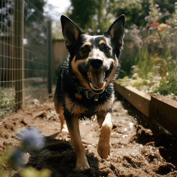 Training your dog to stop digging